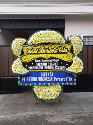 Papan Bunga Duka di Melati