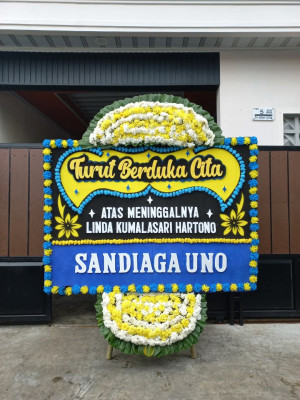 Papan Bunga Duka di Melati