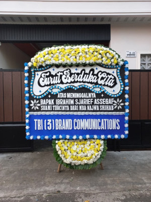 Papan Bunga Duka di Melati